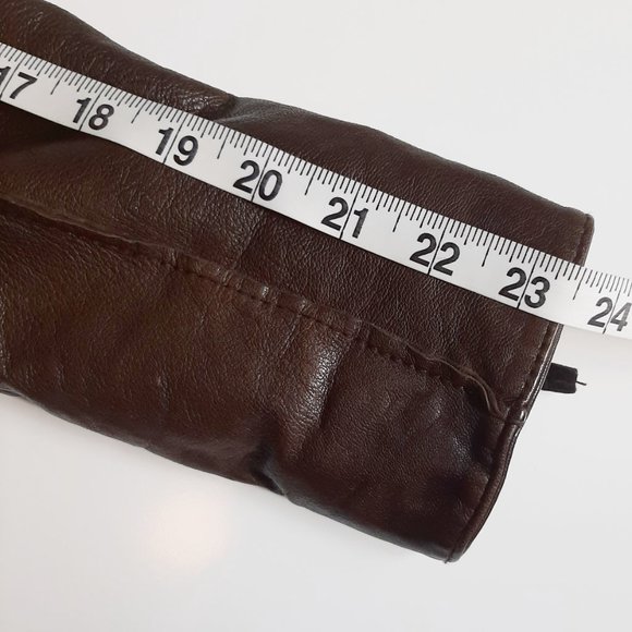 All Saints Brown Leather Jacket - Picture 15 of 15